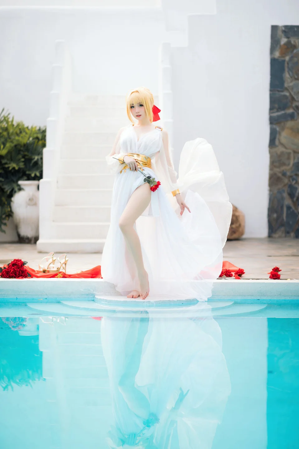 焖焖碳 - FGO·尼禄 礼服 [27P-270MB] tg@simisebaisi 【丝足阁】007.webp